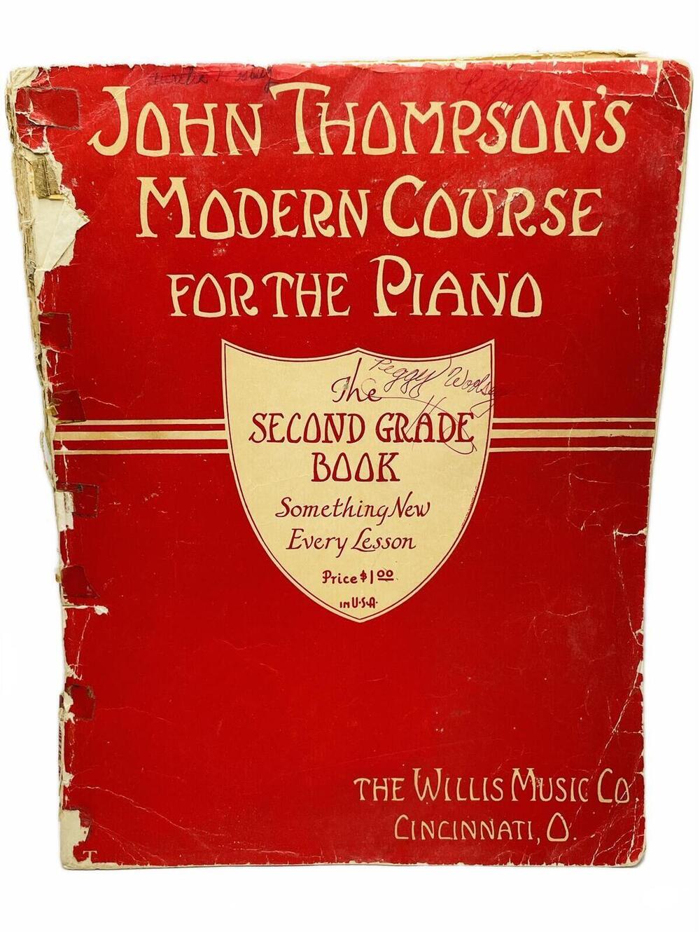 1937 John Thompson's Modern Course for the Piano, The Second Grade Book